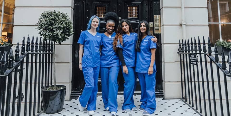 EMfusion clinic team on Harley Street